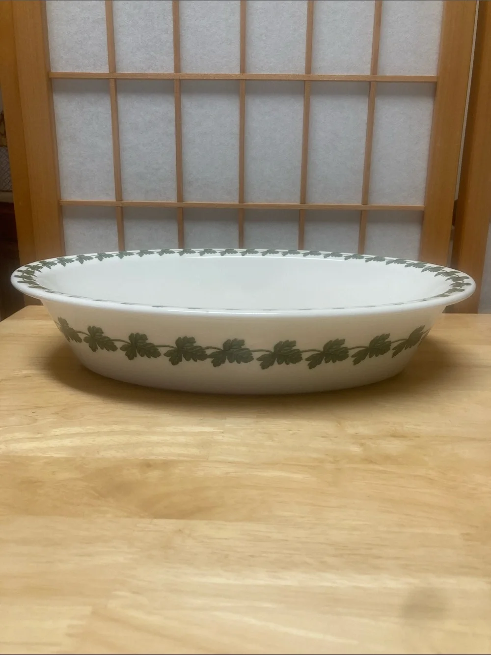 Portmeirion Pomona Deep Oval Baker Grimwood's Royal George Peach 13.5”